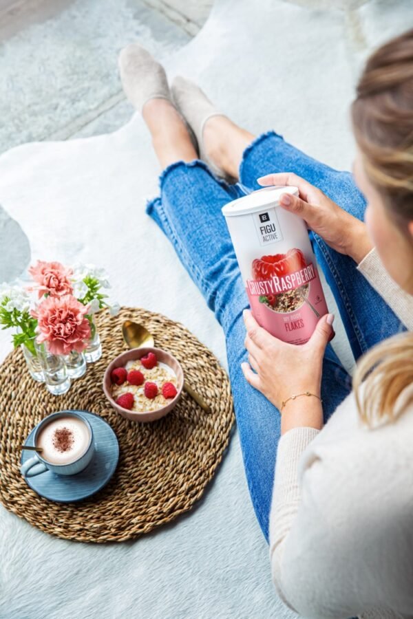 LR Figuactive Flocons Crusty Raspberry – substitut de repas minceur aux flocons croustillants goût framboise