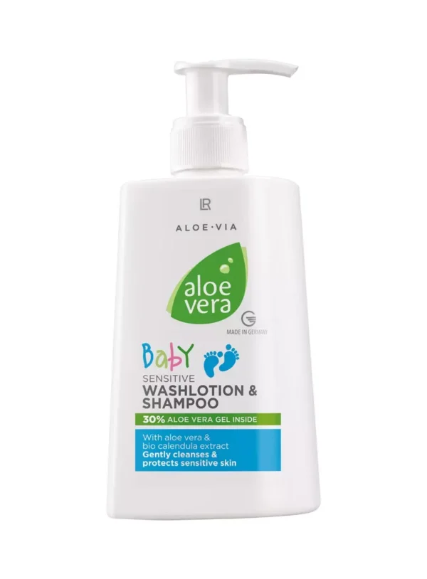 LR Aloe VIA Lotion Lavante Douce & Shampoing pour Bébé à l’Aloe Vera