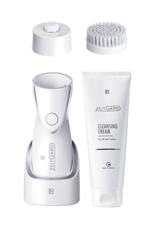 Appareil nettoyant visage LR ZEITGARD – Set complet avec brosse et nettoyant