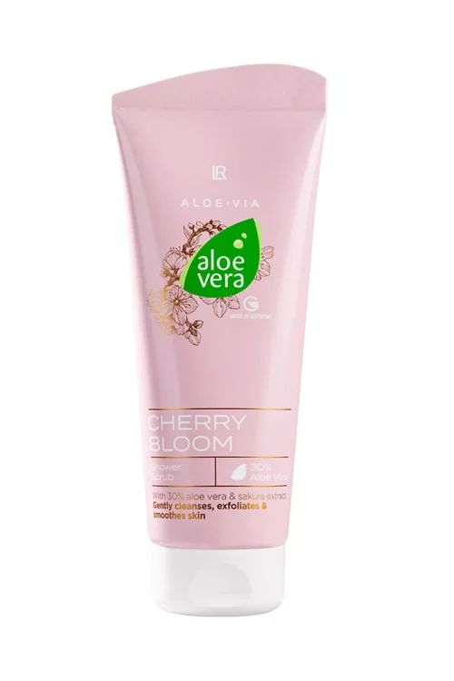 LR Aloe VIA Gommage Douche Aloe Vera Cherry Bloom – Exfoliation Douce et Parfum Envoûtant