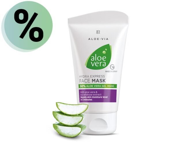 Masque visage express hydratant Aloe Vera – promotion LR Health & Beauty
