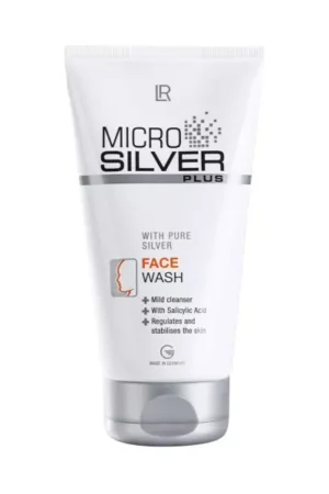 LR Microsilver Plus Face Wash – Nettoyant visage antibactérien pour peaux à imperfections