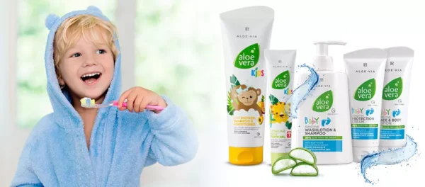 LR Aloe VIA Lotion Lavante Douce & Shampoing pour Bébé à l’Aloe Vera – Image 2