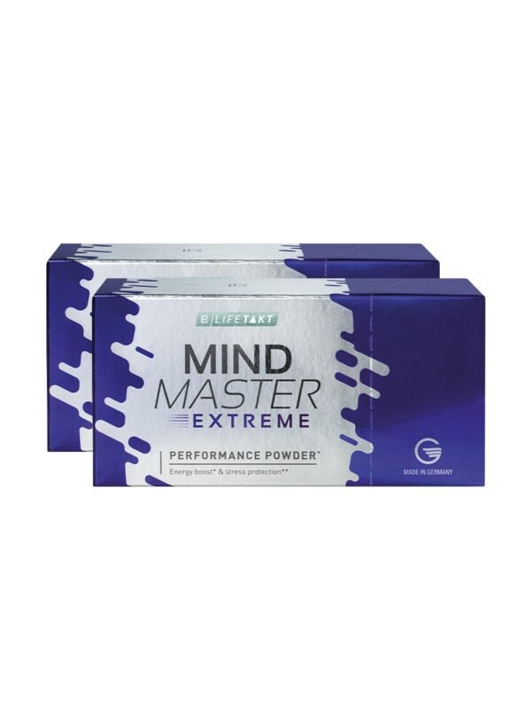 Pack de 2 boîtes Mind Master Extreme LR – complément en sticks pour l’énergie mentale
