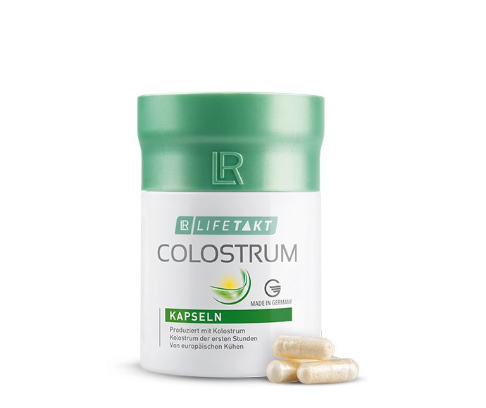 Pot de Colostrum LR en capsules – renforcement naturel des défenses immunitaires