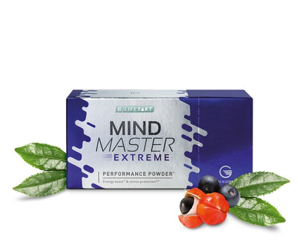 Mind Master Extreme LR – boîte avec ingrédients naturels comme les baies de goji