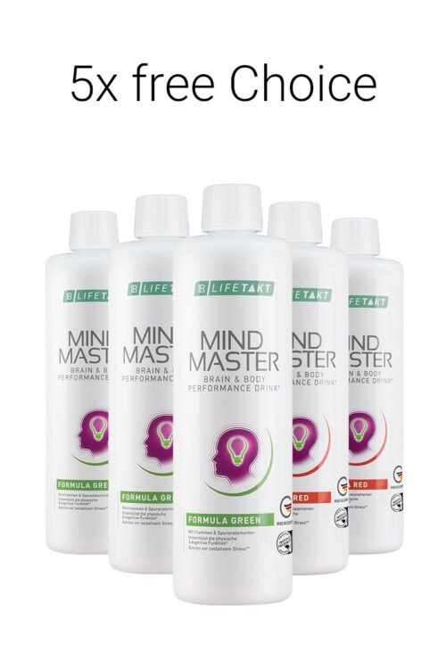 5 flacons Mind Master LR Formula Green – Complément naturel pour l’énergie et l’immunité