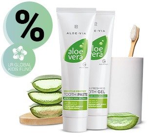 Offre spéciale soin dentaire Aloe Vera LR – Duopack dentifrice pour gencives sensibles et haleine fraîche