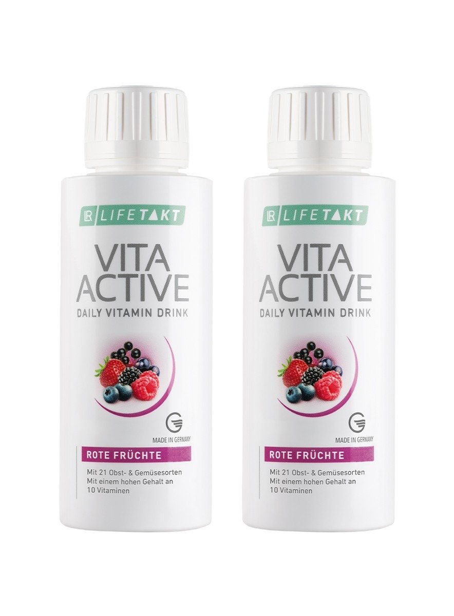 Set Vita Aktiv LR – 2 bouteilles de concentré multivitaminé aux fruits pour énergie et immunité