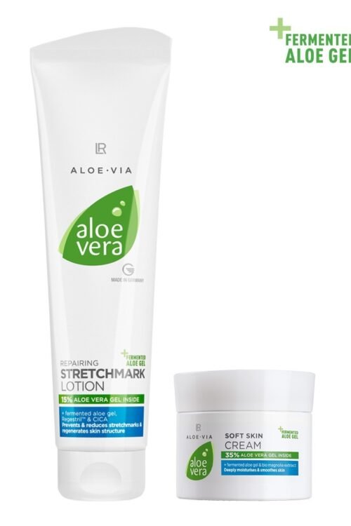 Set LR Aloe Vera Douceur et Souplesse – Lotion hydratante et crème corps à l’aloe vera pour une peau douce et nourrie