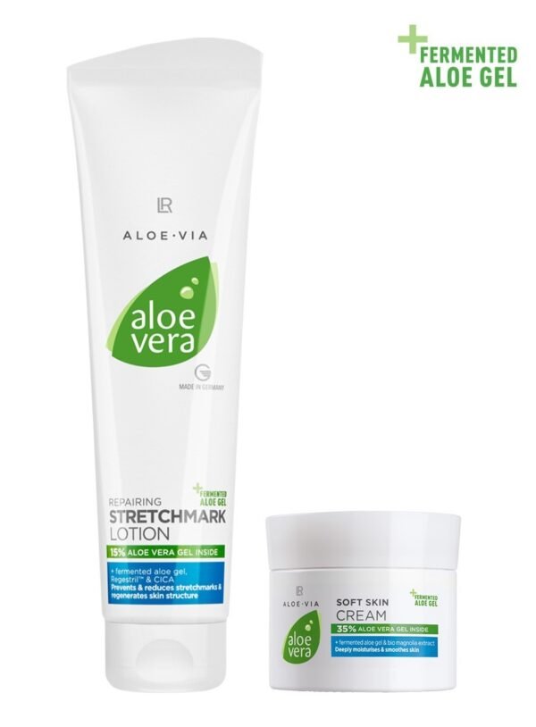 Set LR Aloe Vera Douceur et Souplesse – Lotion hydratante et crème corps à l’aloe vera pour une peau douce et nourrie