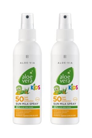 Lait solaire pour enfants SPF 50 LR - Set de 2 flacons - Haute protection UVA/UVB pour peau sensible