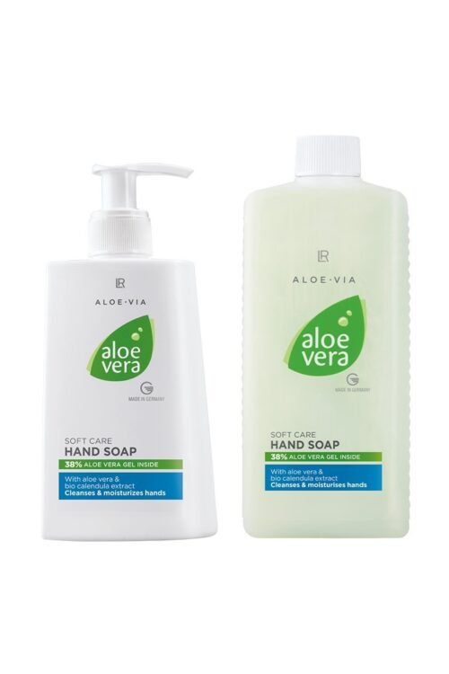 Lot de 2 savons liquides Aloe Vera LR Health & Beauty – Nettoyage doux et hydratant