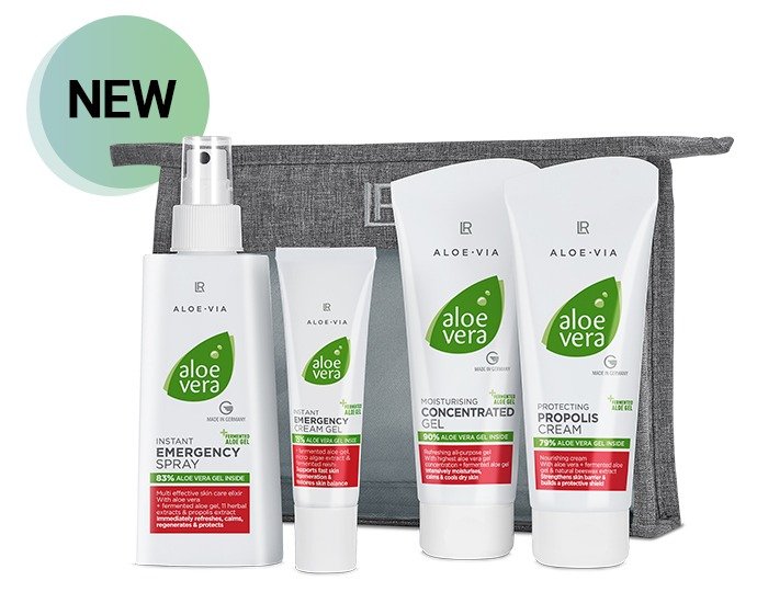 Trousse de soins Aloe Vera – ensemble hydratant et réparateur pour peau et cheveux