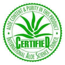 Label IASC certifiant la qualité de l'aloe vera