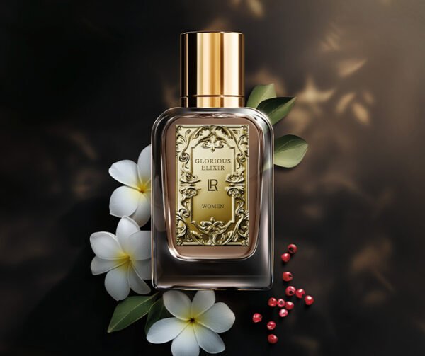 Parfum GLORIOUS ELIXIR pour Elle – Eau de parfum femme luxueuse au jasmin, vanille et bois de santal – LR Health and Beauty