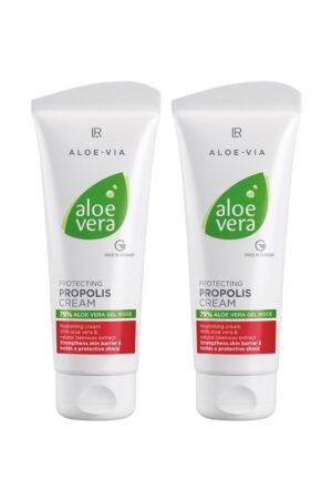 Duo de Crèmes Protectrices Aloe Vera à la Propolis LR – Soin nourrissant à 79 % d’aloe vera et extrait de propolis pour hydrater, apaiser et renforcer la peau.