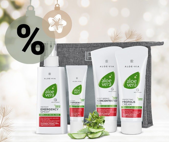 Coffret Noël LR Special Care Bag – soins corps et cheveux à l’aloe vera