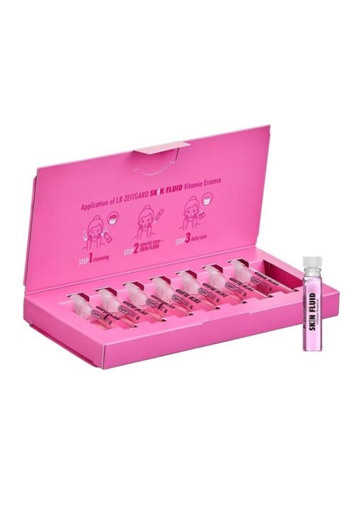 Capsules Skin Fluid Vitamin LR - Cure anti-âge intensive 7 jours en édition limitée avec vitamine B12, 7 fioles de verre premium pour une régénération cellulaire accélérée, résultats visibles, fabriqué en Allemagne