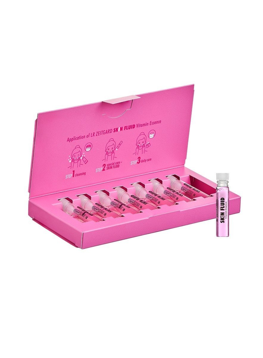Capsules Skin Fluid Vitamin LR - Cure anti-âge intensive 7 jours en édition limitée avec vitamine B12, 7 fioles de verre premium pour une régénération cellulaire accélérée, résultats visibles, fabriqué en Allemagne