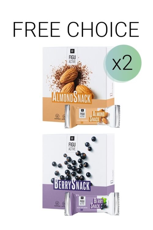 Lot de 2 barres LR FIGUACTIVE au choix, snack protéiné riche en fibres pour la gestion du poids