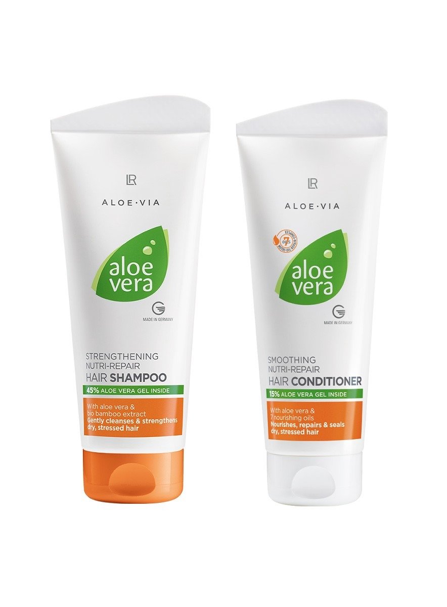 Set cheveux Aloe Vera LR shampoing et soin hydratant