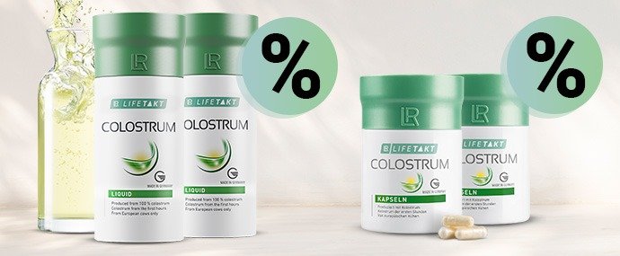 Pack LR Colostrum capsules en promotion pour renforcer l’immunité et la vitalité