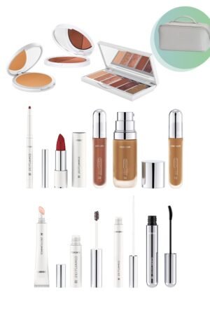 Maquillage avec poudres et flacons de la gamme LR ZEITGARD de LR Health & Beauty